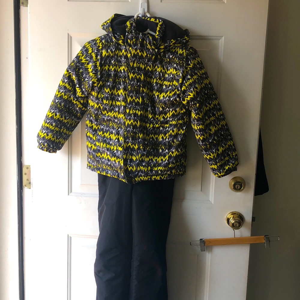 Iceburg Outerwear snow jacket and overalls.